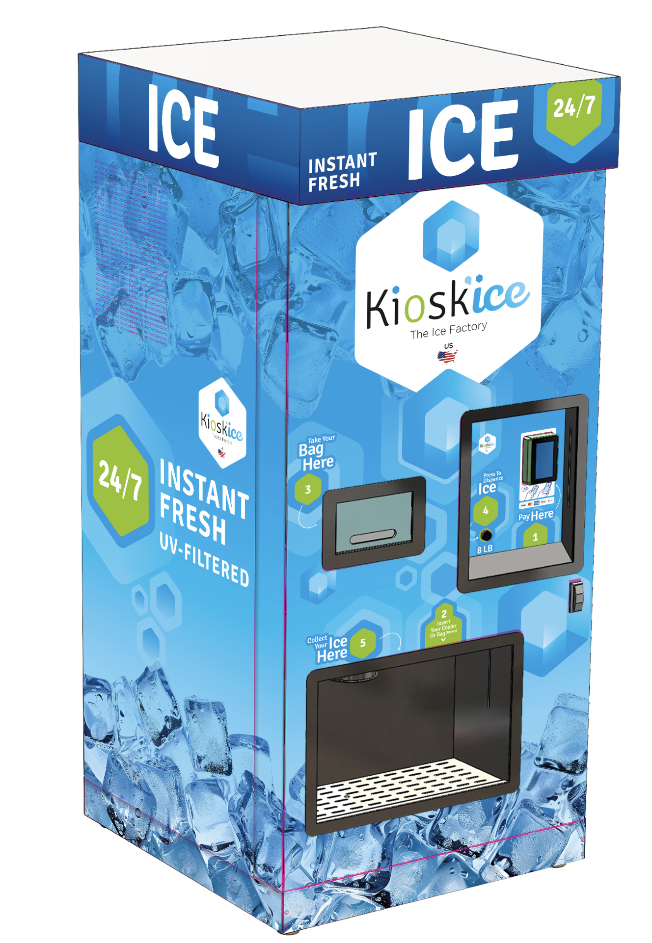 Kiosk'Ice modèle Européen
